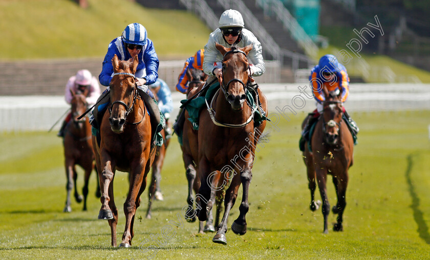 Dubai-Fountain-0008 
 DUBAI FOUNTAIN (right, Franny Norton) beats ZEYAADAH (left) in The Weatherbys ePassport Cheshire Oaks
Chester 5 May 2021 - Pic Steven Cargill / Racingfotos.com