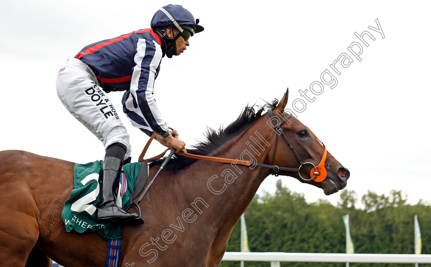 Happy-Romance-0006 
 HAPPY ROMANCE (Sean Levey) wins The Weatherbys Super Sprint
Newbury 19 Jul 2020 - Pic Steven Cargill / Racingfotos.com