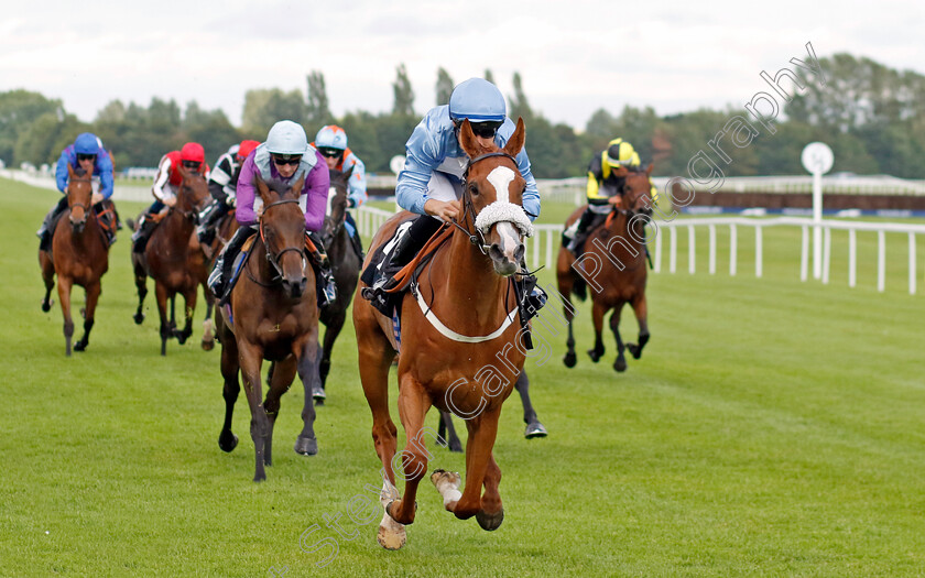 Clifton-Bay-0004 
 CLIFTON BAY (Willam Carver) wins The Jebel Ali Racecourse EBF Maiden Fillies Stakes
Newbury 27 Jul 2023 - Pic Steven Cargill / Racingfotos.com