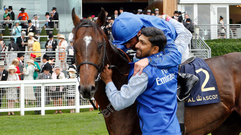 Blue-Point-0011 
 BLUE POINT (William Buick) after The King's Stand Stakes
Royal Ascot 19 Jun 2018 - Pic Steven Cargill / Racingfotos.com