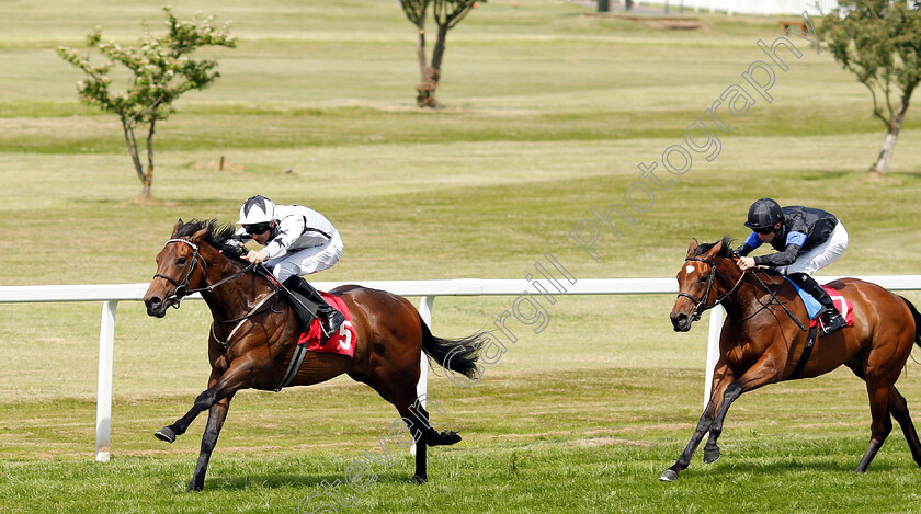 Oberyn-Martell-0005 
 OBERYN MARTELL (Charles Bishop) beats THRIVING (right) in The Daily World Cup Specials At 188bet EBF Novice Stakes
Sandown 15 Jun 2018 - Pic Steven Cargill / Racingfotos.com