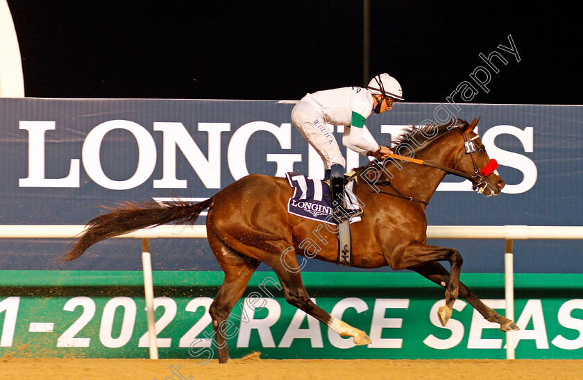 Hot-Rod-Charlie-0009 
 HOT ROD CHARLIE (William Buick) wins The Al Maktoum Challenge (Round 2)
Meydan, 4 Feb 2022 - Pic Steven Cargill / Racingfotos.com