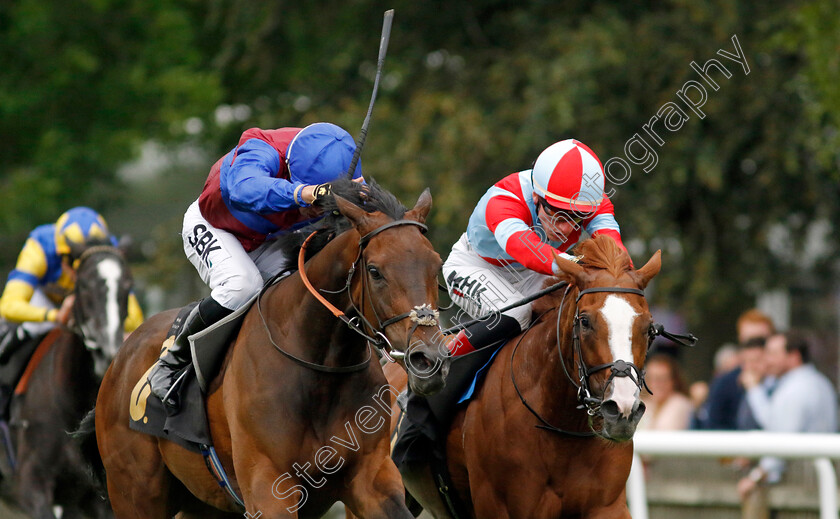 Le-Mans-0001 
 LE MANS (left, Sean Levey) beats FLEURIR (right) in The Anmaat Bred At Ringfort Stud Fillies Novice Stakes
Newmarket 30 Jun 2023 - Pic Steven Cargill / Racingfotos.com