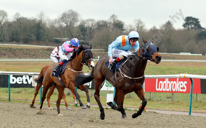 Axel-Jacklin-0002 
 AXEL JACKLIN (Adam Kirby) wins The Ladbrokes Claiming Stakes
Lingfield 25 Jan 2019 - Pic Steven Cargill / Racingfotos.com