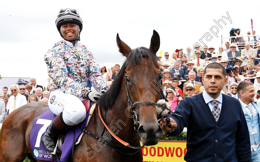 Haverland-0012 
 HAVERLAND (Khadijah Mellah) after The Magnolia Cup
Goodwood 1 Aug 2019 - Pic Steven Cargill / Racingfotos.com