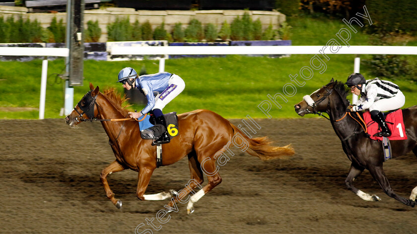 Cyclonite-0001 
 CYCLONITE (Daniel Muscutt) wins The Unibet Nursery
Kempton 4 Dec 2024 - pic Steven Cargill / Racingfotos.com