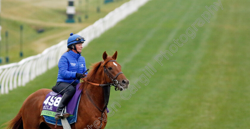 Modern-Games-0007 
 MODERN GAMES training for the Breeders' Cup Mile
Keeneland USA 1 Nov 2022 - Pic Steven Cargill / Racingfotos.com