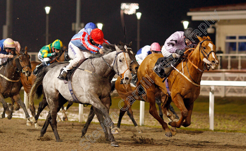 Dutch-Decoy-0004 
 DUTCH DECOY (right, Joe Fanning) beats GLENN COCO (left) in The Injured Jockeys Fund Handicap
Chelmsford 14 Jan 2021 - Pic Steven Cargill / Racingfotos.com