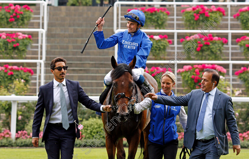 Adayar-0017 
 ADAYAR (William Buick) after The King George VI and Queen Elizabeth Qipco Stakes
Ascot 24 Jul 2021 - Pic Steven Cargill / Racingfotos.com