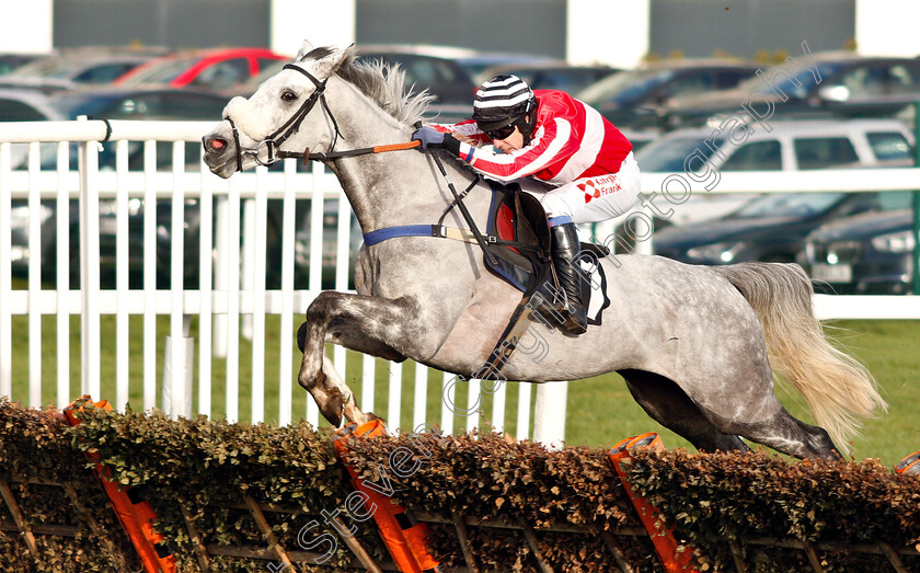 Kateson-0002 
 KATESON (Tom Scudamore) wins The Ladbrokes Novices Hurdle
Newbury 30 Nov 2018 - Pic Steven Cargill / Racingfotos.com