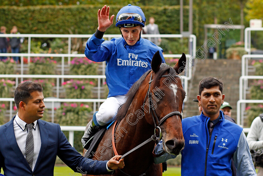 Blue-Point-0006 
 BLUE POINT (William Buick) after The John Guest Bengough Stakes Ascot 7 Oct 2017 - Pic Steven Cargill / Racingfotos.com