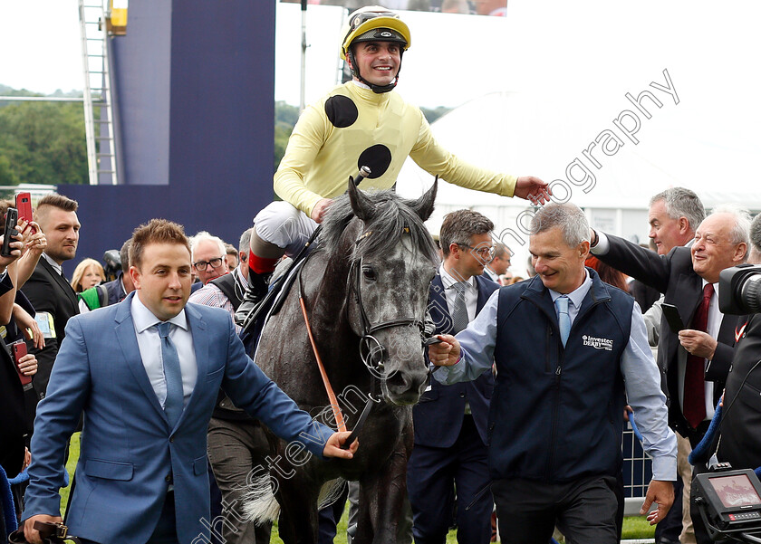 Defoe-0005 
 DEFOE (Andrea Atzeni) after The Investec Coronation Cup
Epsom 31 May 2019 - Pic Steven Cargill / Racingfotos.com