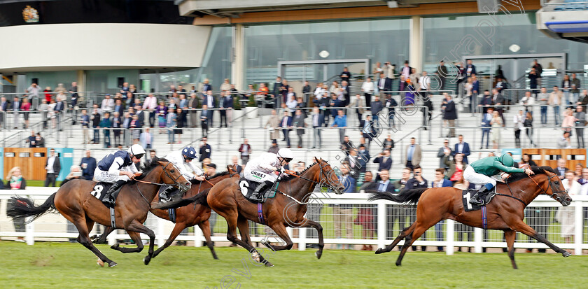 Riviera-Nights-0002 
 RIVIERA NIGHTS (William Buick) beats ARCHAEOLOGY (centre) and GOLDEN FORCE (left) in The Garden For All Seasons Handicap
Ascot 6 Sep 2019 - Pic Steven Cargill / Racingfotos.com