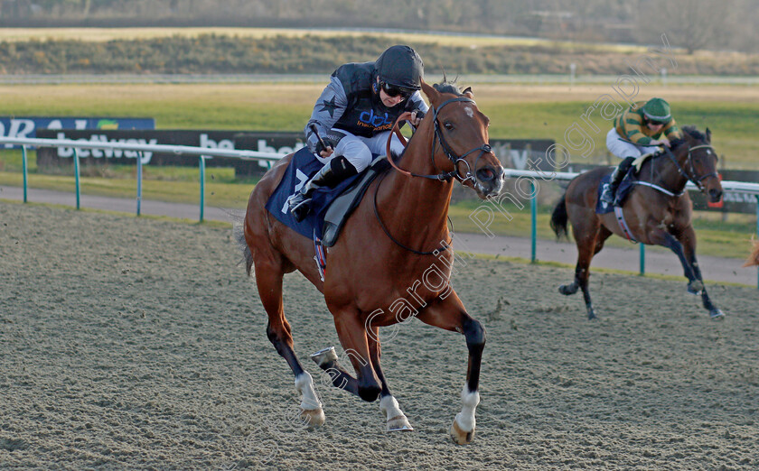 Lucky-Man-0005 
 LUCKY MAN (Hayley Turner) wins The Watch Racing Free Online At Coral Handicap
Lingfield 9 Mar 2022 - Pic Steven Cargill / Racingfotos.com