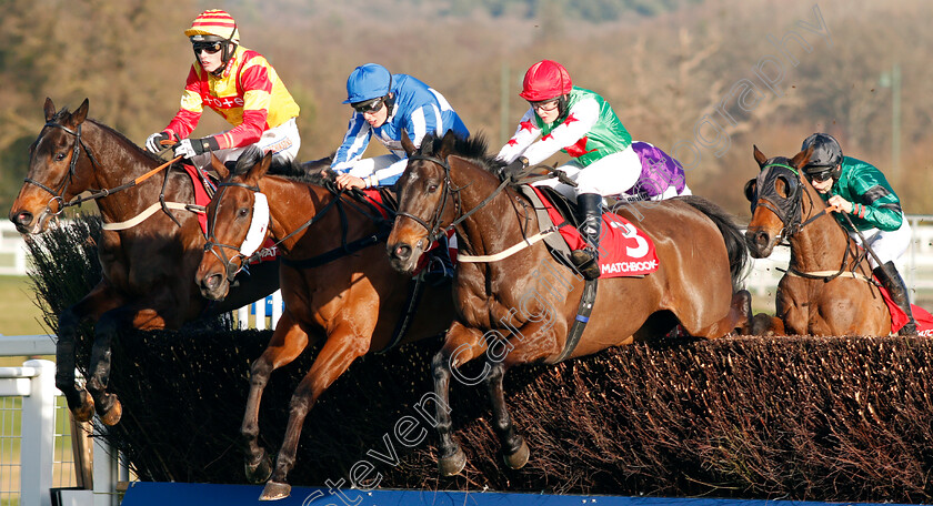 Dawson-City,-Get-On-The-Yager-and-Nearly-Perfect-0002 
 DAWSON CITY (right, Chloe Emsley) with GET ON THE YAGER (centre, Tristan Durrell) and NEARLY PERFECT (left, Jack Andrews)
Ascot 18 Jan 2020 - Pic Steven Cargill / Racingfotos.com