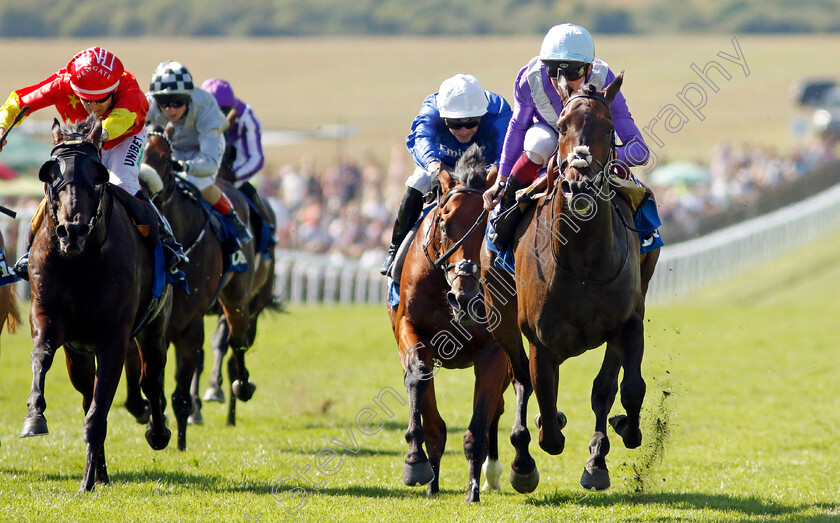 Alcohol-Free-0006 
 ALCOHOL FREE (Rob Hornby) beats ARTORIUS (left) in The Darley July Cup
Newmarket 9 Jul 2022 - Pic Steven Cargill / Racingfotos.com