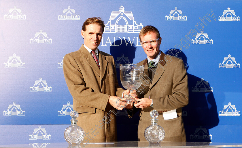 Communique-0005 
 Presentation to Johnno Mills for The Mukhadram Godolphin Stakes won by COMMUNIQUE
Newmarket 28 Sep 2018 - Pic Steven Cargill / Racingfotos.com