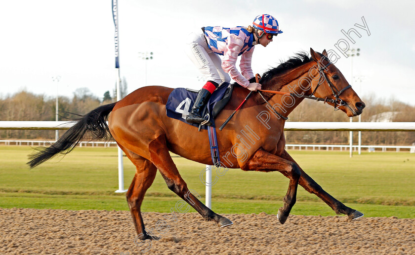 Clap-Your-Hands-0005 
 CLAP YOUR HANDS (Poppy Bridgwater) wins The Betway Handicap
Wolverhampton 3 Jan 2020 - Pic Steven Cargill / Racingfotos.com