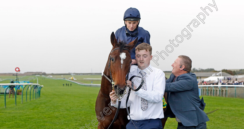 Ylang-Ylang-0008 
 YLANG YLANG (Ryan Moore) winner of The bet365 Fillies Mile
Newmarket 13 Oct 2023 - Pic Steven Cargill / Racingfotos.com