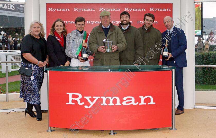 Petite-Power-0007 
 Presentation to Liam Harrison, Fergal O'Brien and owners for The Ryman Stationery Cheltenham Business Club Amateur Riders Handicap Chase
Cheltenham 25 Oct 2019 - Pic Steven Cargill / Racingfotos.com