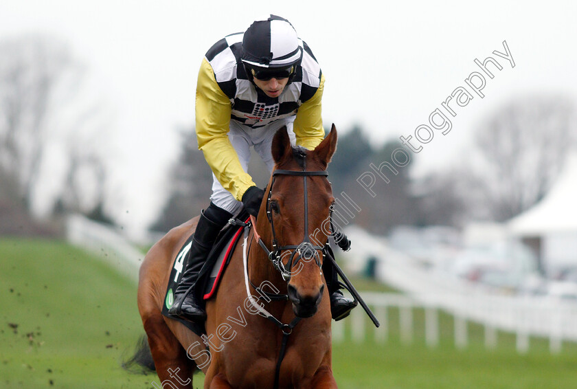 Mercy-Mercy-Me-0003 
 MERCY MERCY ME (Paddy Brennan)
Sandown 5 Jan 2019 - Pic Steven Cargill / Racingfotos.com