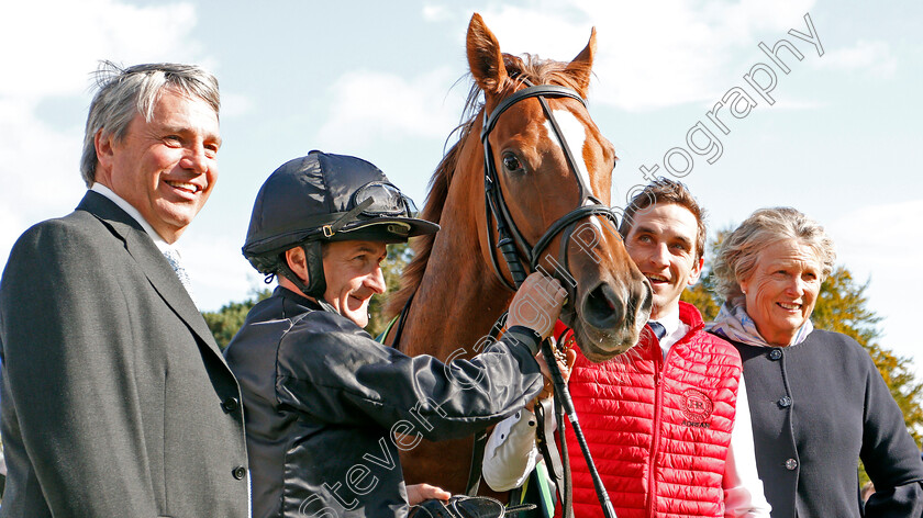 Millisle-0011 
 MILLISLE (Shane Foley) with Simon Marsh (left) and Jessica Harrington (right) after The Juddmonte Cheveley Park Stakes
Newmarket 28 Sep 2019 - Pic Steven Cargill / Racingfotos.com