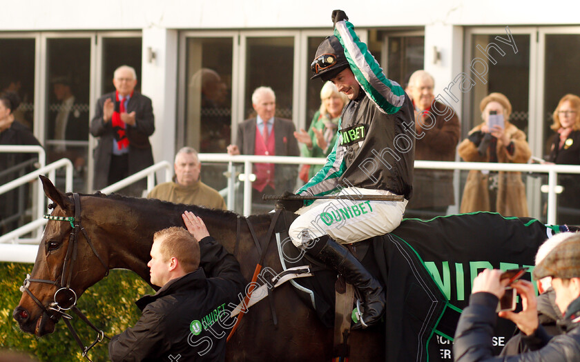 Altior-0006 
 ALTIOR (Nico De Boinville) after The Unibet Desert Orchid Chase
Kempton 27 Dec 2018 - Pic Steven Cargill / Racingfotos.com