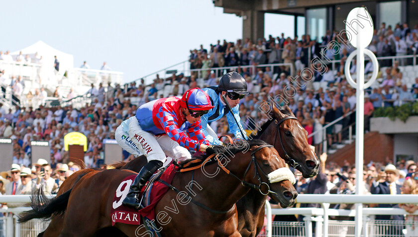 Big-Evs-0005 
 BIG EVS (Tom Marquand) beats ASFOORA (right) in The King George Qatar Stakes
Goodwood 2 Aug 2024 - Pic Steven Cargill / Racingfotos.com