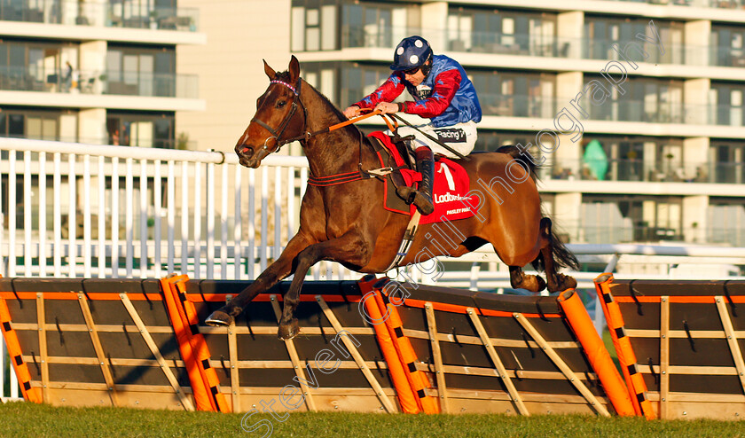 Paisley-Park-0001 
 PAISLEY PARK (Aidan Coleman) wins The Ladbrokes Long Distance Hurdle
Newbury 29 Nov 2019 - Pic Steven Cargill / Racingfotos.com