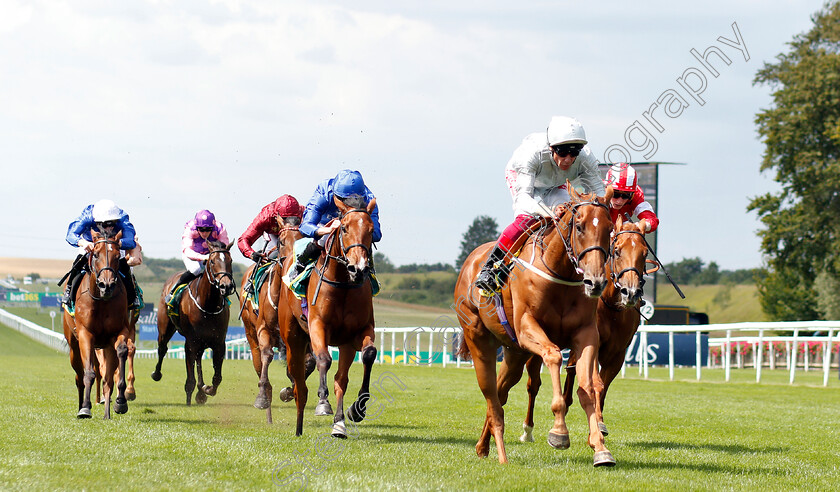 Raffle-Prize-0003 
 RAFFLE PRIZE (Frankie Dettori) beats FINAL SONG (centre) in The Duchess Of Cambridge Stakes
Newmarket 12 Jul 2019 - Pic Steven Cargill / Racingfotos.com