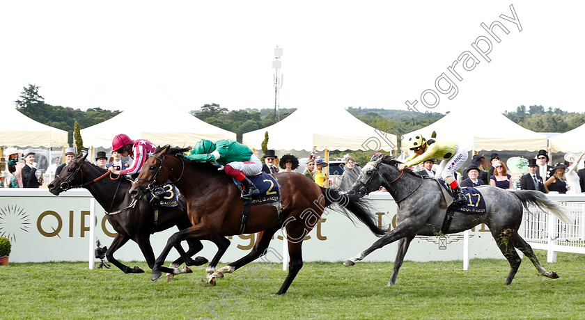 Baghdad-0001 
 BAGHDAD (farside, Ryan Moore) beats BEN VRACKIE (nearside) in The Duke Of Edinburgh Stakes
Royal Ascot 21 Jun 2019 - Pic Steven Cargill / Racingfotos.com