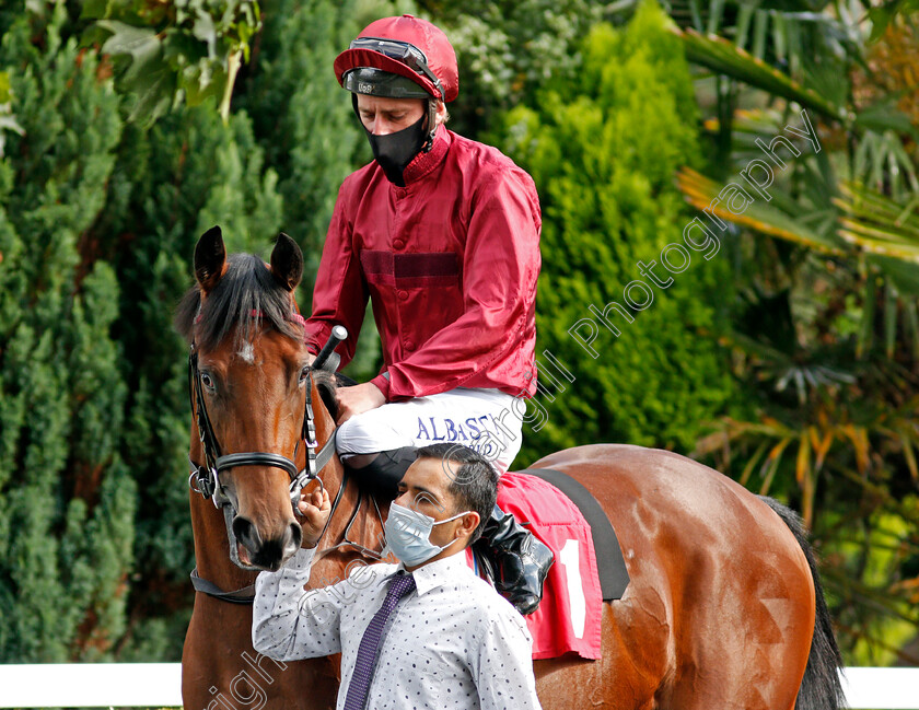 Guru-0001 
 GURU (Adam Kirby)
Kempton 18 Aug 2020 - Pic Steven Cargill / Racingfotos.com