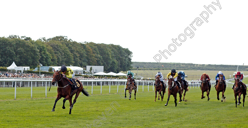 Radio-Caroline-0001 
 RADIO CAROLINE (William Buick) wins The Rich Energy Selling Stakes
Newmarket 6 Aug 2021 - Pic Steven Cargill / Racingfotos.com