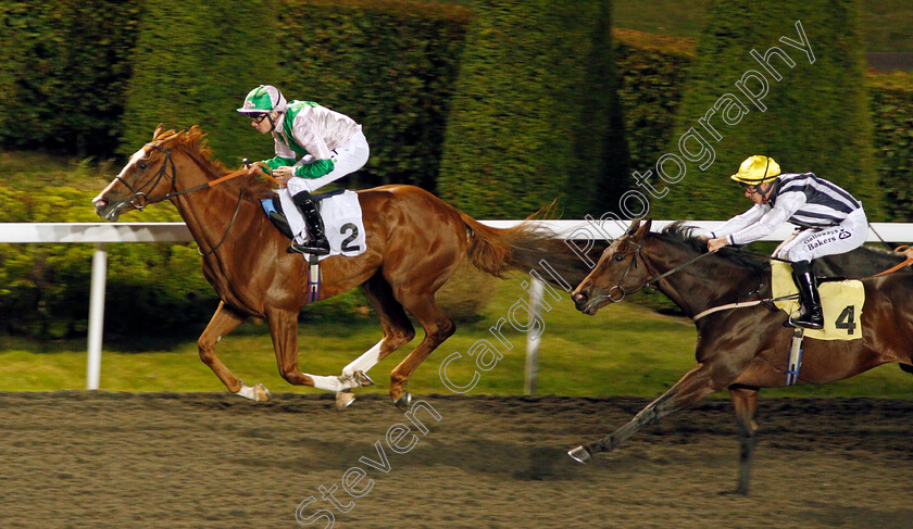 State-Of-Affair-0002 
 STATE OF AFFAIR (Jamie Spencer) beats CITY TOUR (right) in The 100% Profit Boost At 32redsport.com Handicap
Kempton 2 Oct 2019 - Pic Steven Cargill / Racingfotos.com