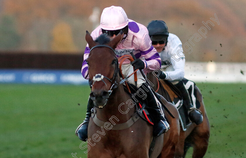 Regent s-Stroll-0001 
 REGENT'S STROLL (Harry Cobden) wins The Nirvana Spa Open National Hunt Flat Race
Ascot 25 Nov 2023 - Pic Steven Cargill / Racingfotos.com