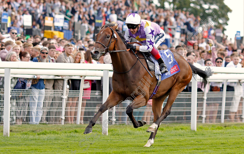 Kinross-0005 
 KINROSS (Frankie Dettori) wins The Sky Bet City of York Stakes
York 20 Aug 2022 - Pic Steven Cargill / Racingfotos.com