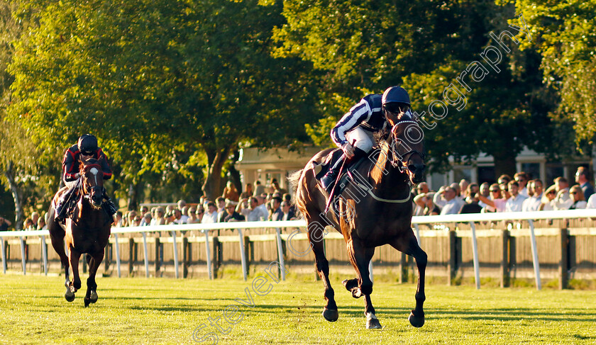 Albeseeingyer-0001 
 ALBESEEINGYER (David Egan) wins The Maritime Cargo Services Smart Customs Clearance Fillies Handicap
Newmarket 9 Aug 2024 - Pic Steven Cargill / Racingfotos.com