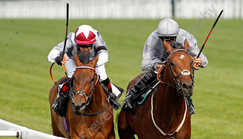 Southern-Voyage-0003 
 SOUTHERN VOYAGE (right, Daniel Tudhope) beats BY STARLIGHT (left) in The Sebastian's Action Trust Handicap
Ascot 24 Jul 2021 - Pic Steven Cargill / Racingfotos.com