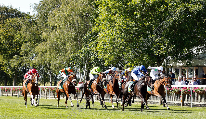 Land-Of-Legends-0001 
 LAND OF LEGENDS (2nd right, Callum Shepherd) wins The Trm Calphormin Handicap
Newmarket 27 Jun 2019 - Pic Steven Cargill / Racingfotos.com