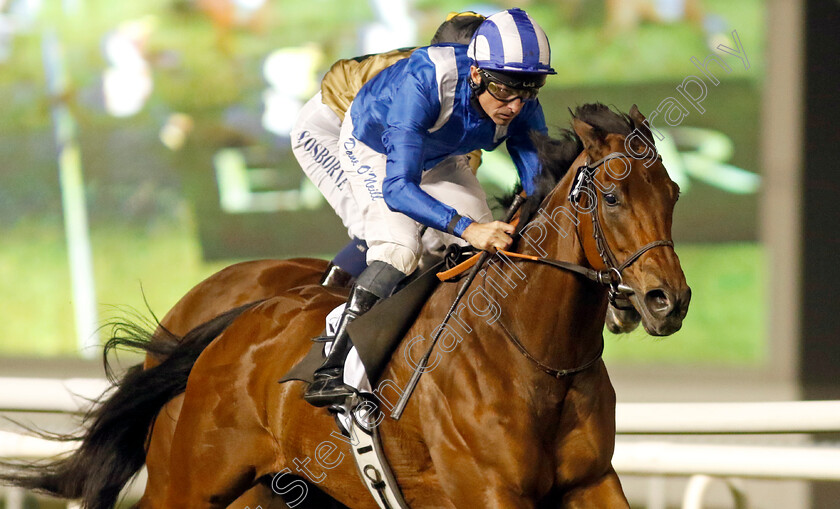 Moqtarreb-0002 
 MOQTARREB (Dane O'Neill) wins The Valley Handicap
Meydan, Dubai 3 Feb 2023 - Pic Steven Cargill / Racingfotos.com