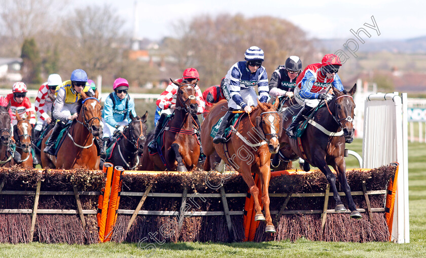 Paddys-Motorbike-and-Quinta-Do-Mar 
 PADDYS MOTORBIKE (centre, Finn Lambert) with QUINTA DO MAR (right, Kielan Woods)
Aintree 8 Apr 2022 - Pic Steven Cargill / Racingfotos.com