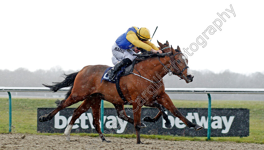 Renardeau-0001 
 RENARDEAU (Tom Marquand) wins The Betway Heed Your Hunch Handicap
Lingfield 11 Dec 2019 - Pic Steven Cargill / Racingfotos.com