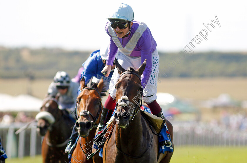 Alcohol-Free-0009 
 ALCOHOL FREE (Rob Hornby) wins The Darley July Cup
Newmarket 9 Jul 2022 - Pic Steven Cargill / Racingfotos.com