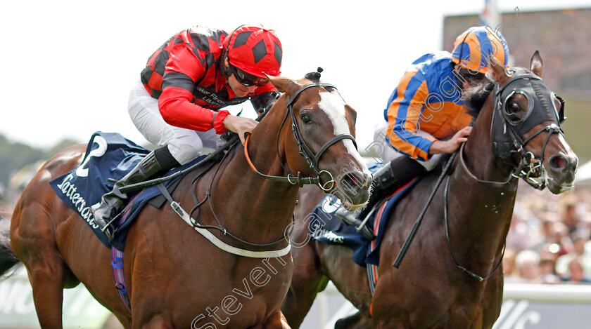 Valdermoro-0006 
 VALDERMORO (left, Tony Hamilton) beats HARPOCRATES (right) in The Tattersalls Acomb Stakes
York 21 Aug 2019 - Pic Steven Cargill / Racingfotos.com