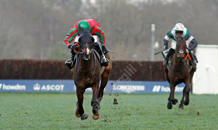 Guillemot-0001 
 GUILLEMOT (Harry Cobden) wins The Ascot Racecourse Supports The Autism In Racing Handicap Hurdle
Ascot 19 Feb 2022 - Pic Steven Cargill / Racingfotos.com