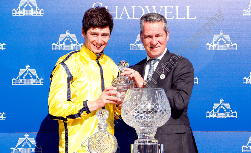 Beshaayir-0011 
 Presentation by Richard Hills to Oisin Murphy for The Muhaarar British EBF Rosemary Stakes
Newmarket 28 Sep 2018 - Pic Steven Cargill / Racingfotos.com