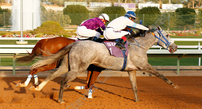 Jennifer-0004 
 JENNIFER (A Alfouraidi) wins Saudi Bred Fillies Race
King Abdulaziz Racetrack, Riyadh, Saudi Arabia 28 Feb 2020 - Pic Steven Cargill / Racingfotos.com