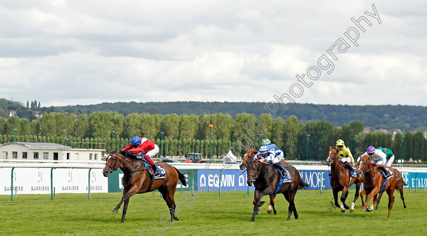 Inspiral-0008 
 INSPIRAL (Frankie Dettori) wins The Prix du Haras de Fresnay-le-Buffard Jacques le Marois
Deauville 13 Aug 2023 - Pic Steven Cargill / Racingfotos.com