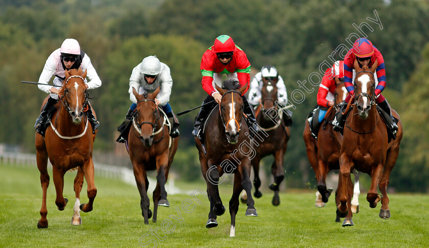 Etonian-0006 
 ETONIAN (centre, Pat Dobbs) beats APOLLO ONE (left) and KING VEGA (right) in The Betway Solario Stakes
Sandown 23 Aug 2020 - Pic Steven Cargill / Racingfotos.com