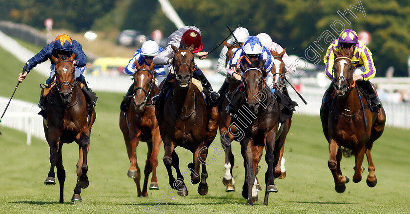 Al-Anoud-0005 
 AL ANOUD (2nd left, Hector Crouch) beats POWER OF DESTINY (2nd right) and WARDA JAMILA (left) in The British Stallion Studs EBF Fillies Handicap
Goodwood 31 Jul 2024 - Pic Steven Cargill / Racingfotos.com